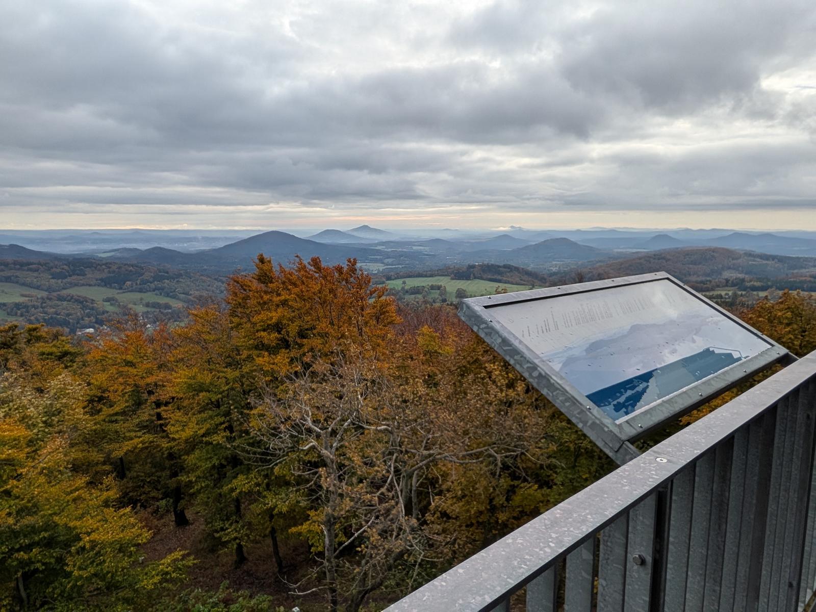 Panorama von der Lausche